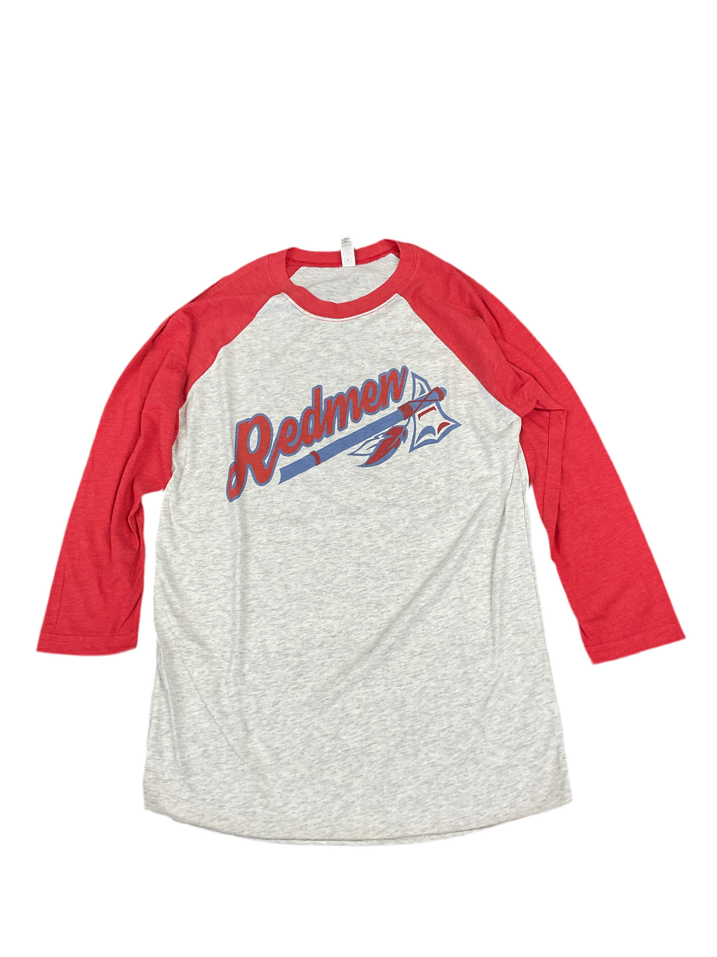 Batter UP! 3/4 - Red/Athletic Heather