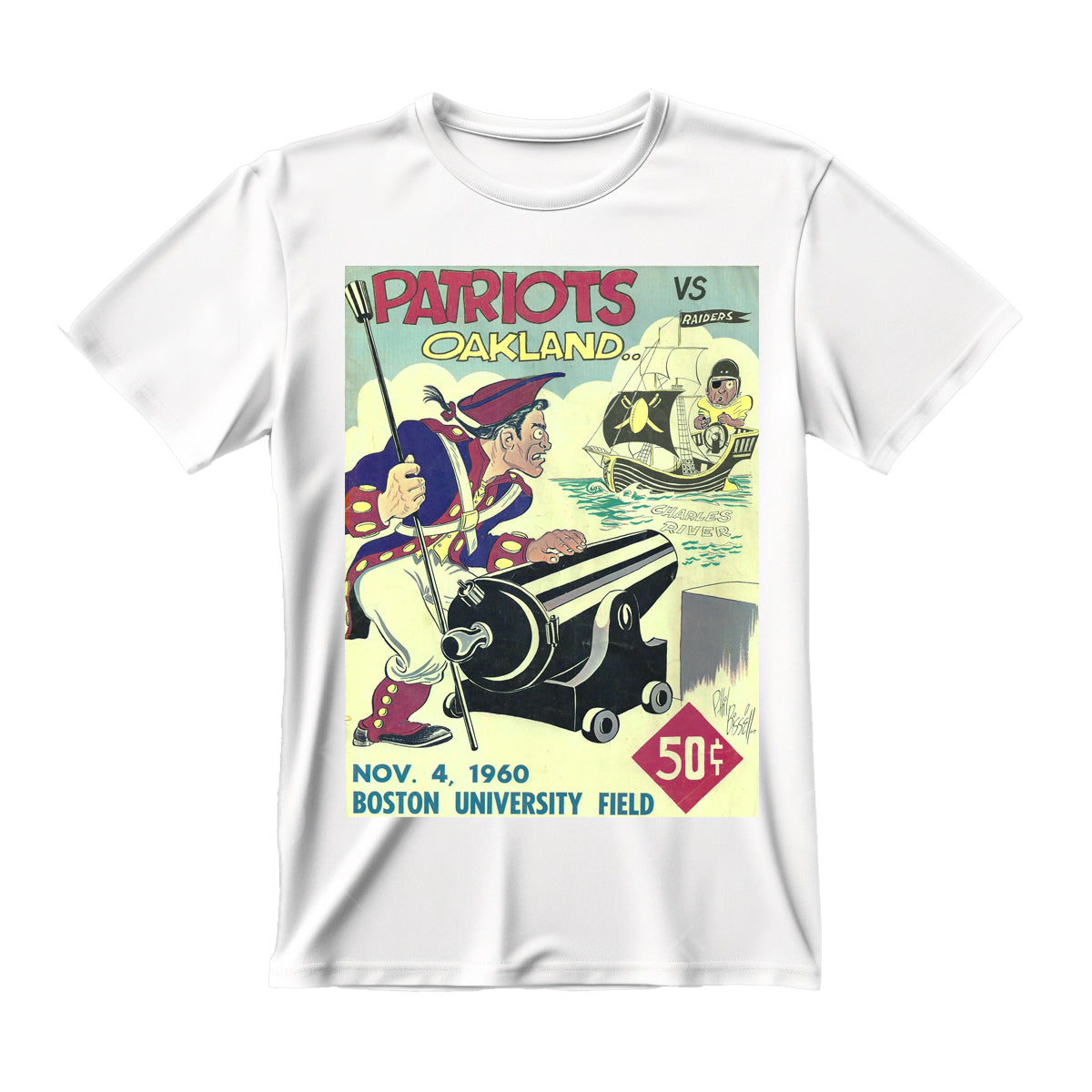 Raiders Program Tshirt - White